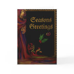 Red Lady - Seasons Greetings Card