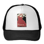Red Lady, "The Chap-Book" 1895 Mesh Hat