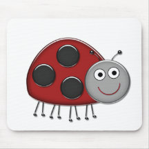 Red Ladybug Mousepad