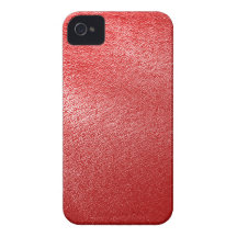Red Leather Look iPhone 4 Case