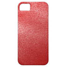 Red Leather Look iPhone 5 Cases