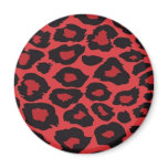 Red Leopard magnets
