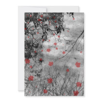 Red Letter Day Goth Wedding Invitation