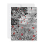 Red Letter Day Goth Wedding RSVP card invitations