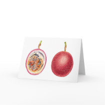 Red Lilikoi Passion Fruit Card