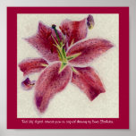 Red Lily 2 posters