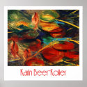 Red Lily Pads posters