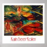 Red Lily Pads Posters