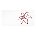 Red Lily photo cards