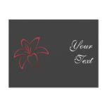 Red Lily postcards