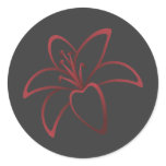 Red Lily stickers