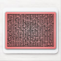 Red Line Maze mousepads
