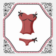 Red Lingerie | Stickers