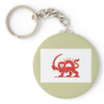Red Lion with Sun, Iran Key Chains