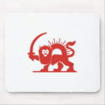 Red Lion with Sun, Iran Mouse Pads