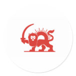 Red Lion with Sun, Iran Sticker