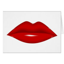 Red Lips Card