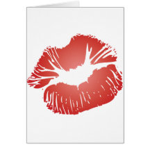 Red Lips Card