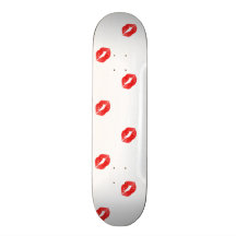 Red Lips Skateboard Deck