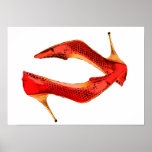 Red Lizard and Wooden Heels posters