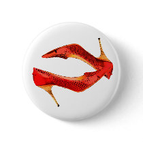 Red Lizard & Wooden Heel