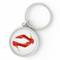 Red Lizard & Wooden Heel