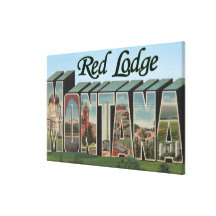 Red Lodge, Montana Gallery Wrap Canvas