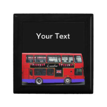 Red London Bus Double Decker Trinket Boxes
