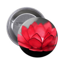 Red Lotus Pinback Button