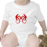 Red Love Dragons T Shirts
