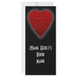 Red Love Heart! Bookmark. Stars Etc! rack cards