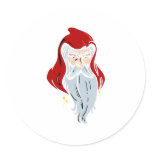 Red Male Witch stickers