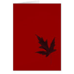 Red Maple Greeting Card