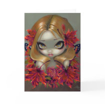 "Red Maple Fairy" Greeting Card