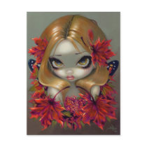 "Red Maple Fairy" Postcard