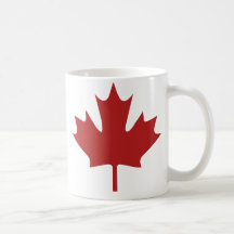 Red Maple Leaf Coffee Mug