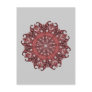 Red Medallion Postcard