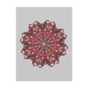 Red Medallion Postcard