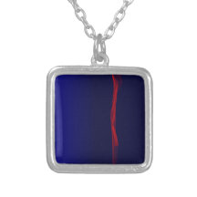 Red Mesh Pendant