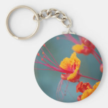 Red Mexican Bird of Paradise Keychains