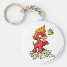Red Moehog and Buzz Key Chain