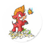 Red Moehog and Buzz stickers