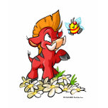 Red Moehog and Buzz t-shirts