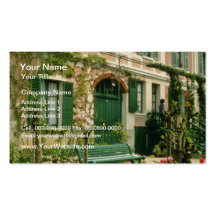 Red Monet's house and garden, Giverny, northern Fr Business Card