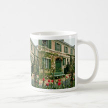 Red Monet's house and garden, Giverny, northern Fr Coffee Mugs