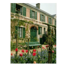 Red Monet's house and garden, Giverny, northern Fr Post Card
