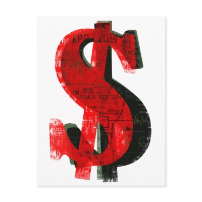 Red Money Post Cards by hmx_23