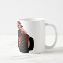 Red Monster Truck Coffee Mug