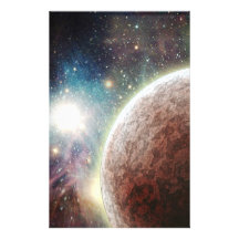 Red Moon Customized Stationery