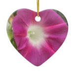 Red Morning Glory Flower Ornament